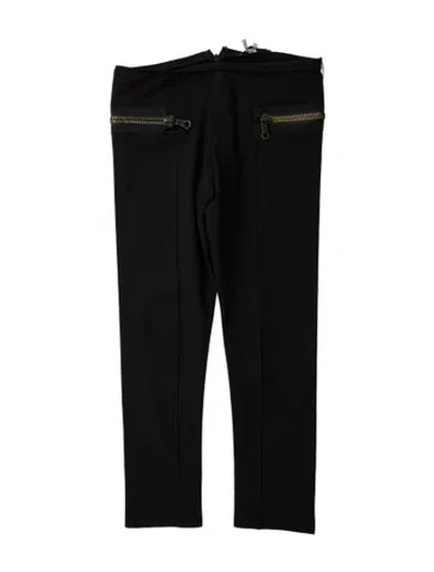 Pre-owned Les Chiffoniers Skinny Leg Pants In Black