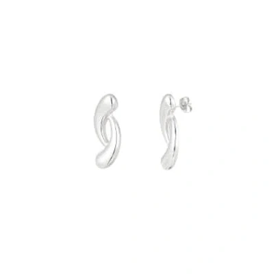 Les Cléias Acier Inoxydable Gold Or Silver Stainless Stainless Steel Earring In White