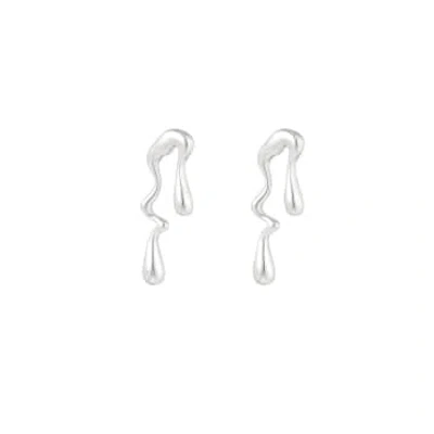 Les Cléias Acier Inoxydable Golden Or Silver Stainless Stainless Steel Earring In Metallic