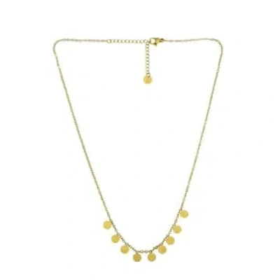Les Cléias Acier Inoxydable Lola Stainless Steel Necklace In Gold