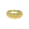 LES CLÉIAS ACIER INOXYDABLE PLAY-GILDED OR SILVER STAINLESS STEEL RING