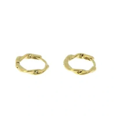 Les Cléias Plaqué Or Izel Small Twisted Gold-plated Earrings