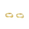LES CLÉIAS PLAQUÉ OR SMALL INA GOLD-PLATED EARRINGS
