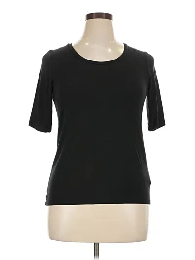 Pre-owned Les Copains 3/4 Sleeve T-shirt In Black
