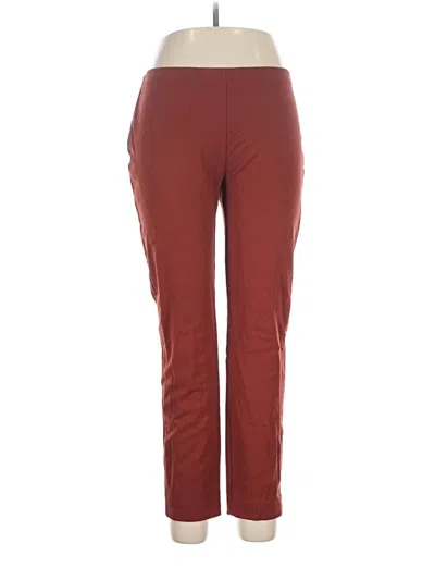 Pre-owned Les Copains Active Pants In Burgundy