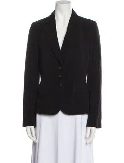 Pre-owned Les Copains Blazer In Black