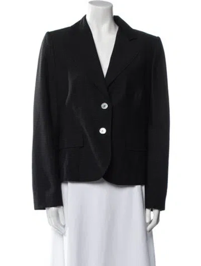 Pre-owned Les Copains Blazer In Black