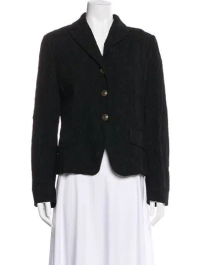 Pre-owned Les Copains Blazer In Black