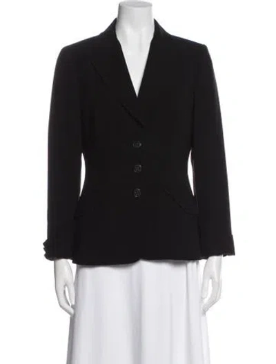 Pre-owned Les Copains Blazer In Black