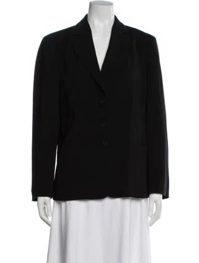 Pre-owned Les Copains Blazer In Black