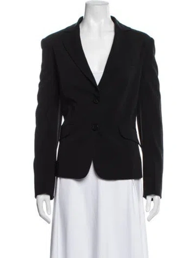 Pre-owned Les Copains Blazer In Black