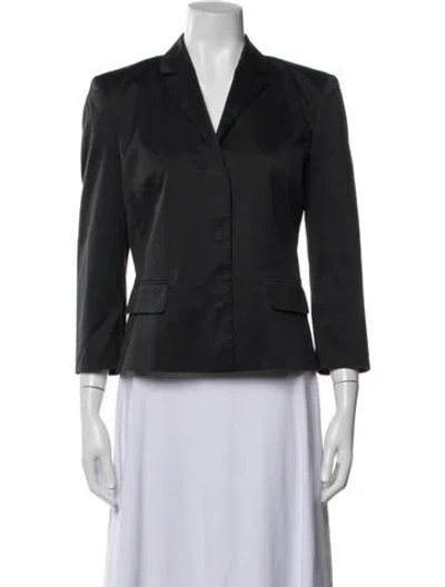 Pre-owned Les Copains Blazer In Black