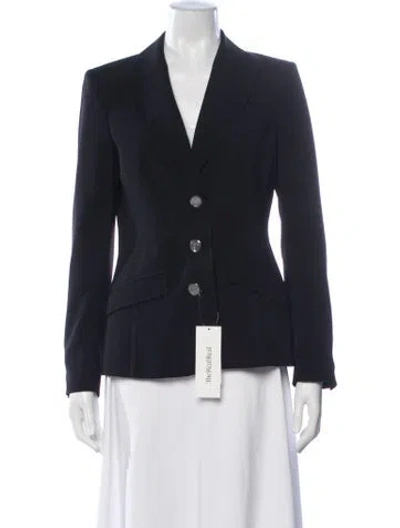 Pre-owned Les Copains Blazer In Blue