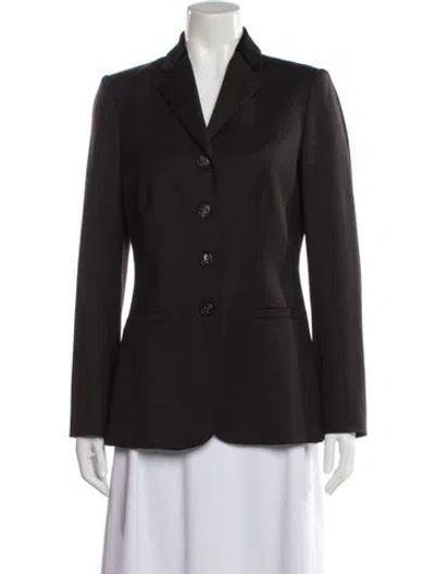 Pre-owned Les Copains Blazer In Brown