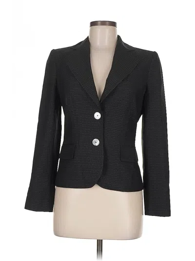 Pre-owned Les Copains Blazer Jacket In Black