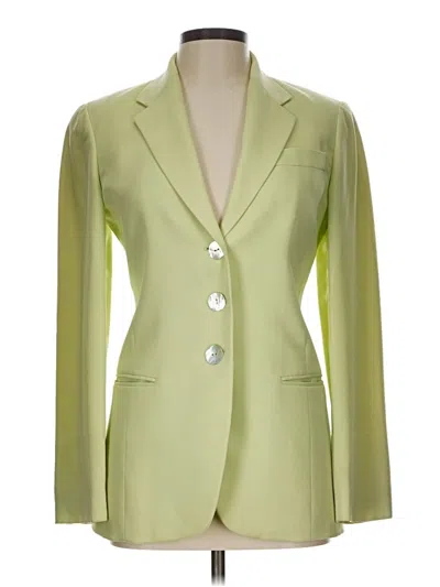 Pre-owned Les Copains Blazer Jacket In Green