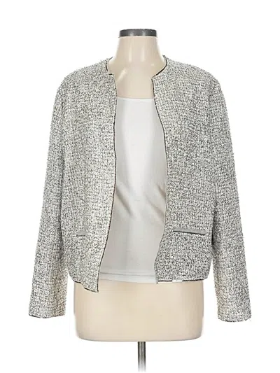 Pre-owned Les Copains Blazer Jacket In Silver