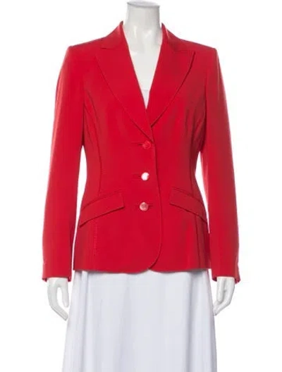 Pre-owned Les Copains Blazer In Red