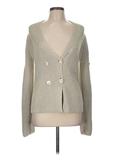 Pre-owned Les Copains Cardigan Sweater In Gray
