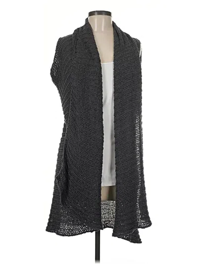 Pre-owned Les Copains Cardigan Sweater In Gray