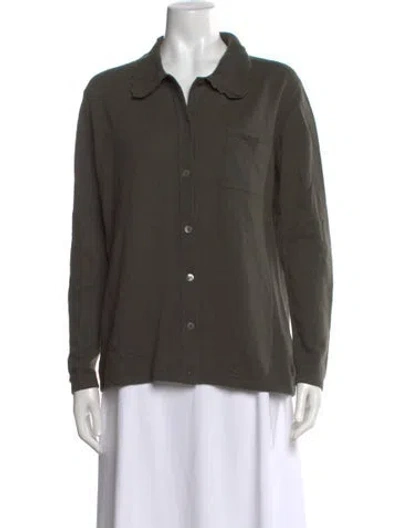 Pre-owned Les Copains Cashmere Sweater In Green