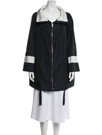 Pre-owned Les Copains Coat In Black