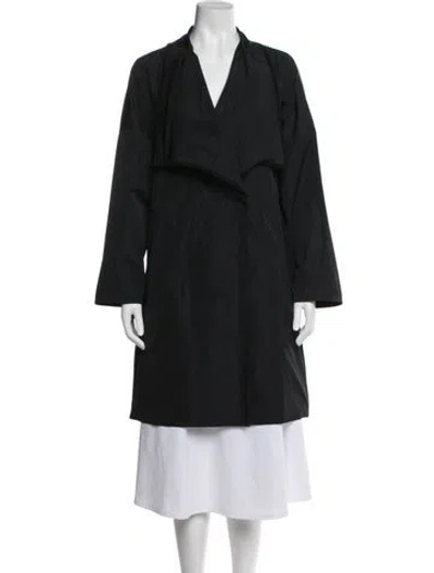 Pre-owned Les Copains Coat In Black