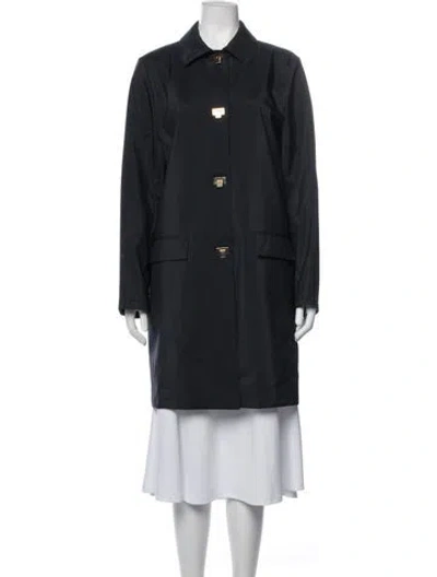 Pre-owned Les Copains Coat In Blue