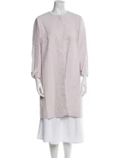 Pre-owned Les Copains Coat In Pink