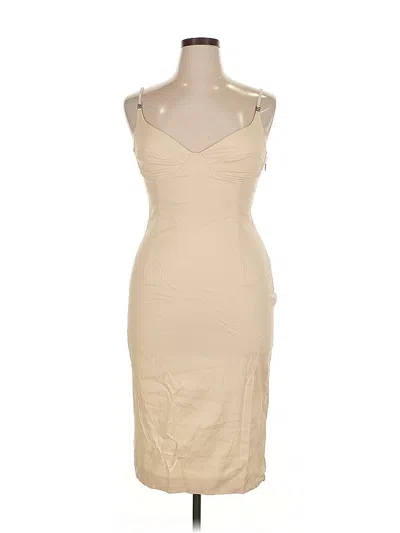 Pre-owned Les Copains Cocktail Dress In Tan