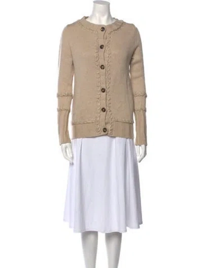 Pre-owned Les Copains Crew Neck Sweater In Neutral