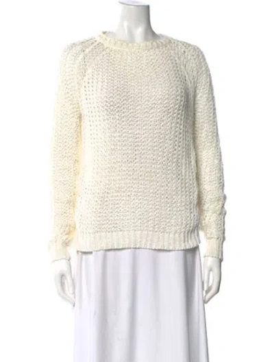 Pre-owned Les Copains Crew Neck Sweater In Neutral