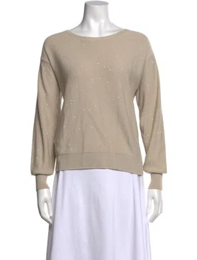 Pre-owned Les Copains Crew Neck Sweater In Neutral