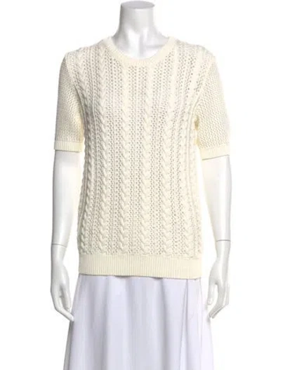 Pre-owned Les Copains Crew Neck Sweater In Neutrals