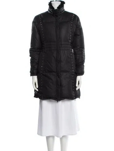 Pre-owned Les Copains Down Coat In Gray