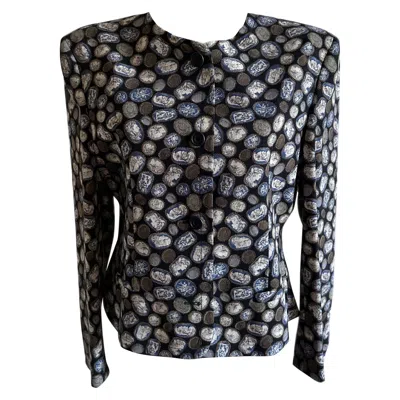 Pre-owned Les Copains Giacca  Anni80 Nuova Con Cartellino In Black