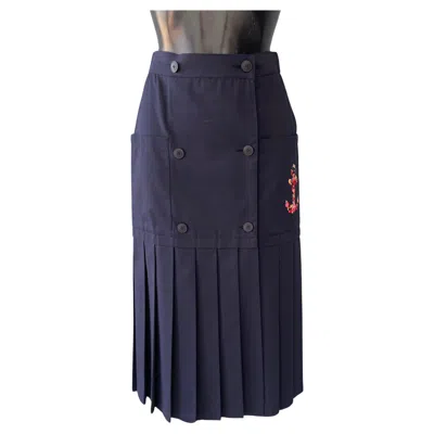 Pre-owned Les Copains Gonna Marinara  Mai Utilizzata In Black
