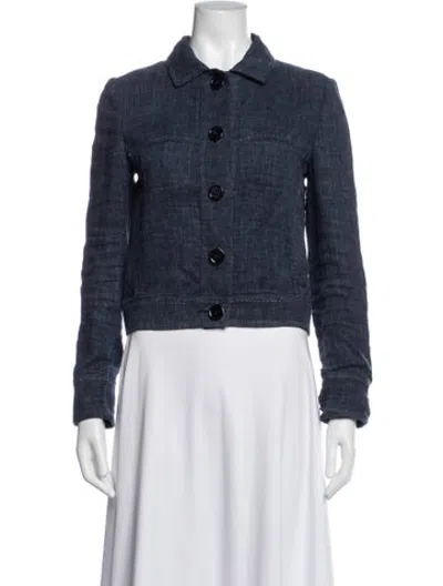 Pre-owned Les Copains Jacket In Blue