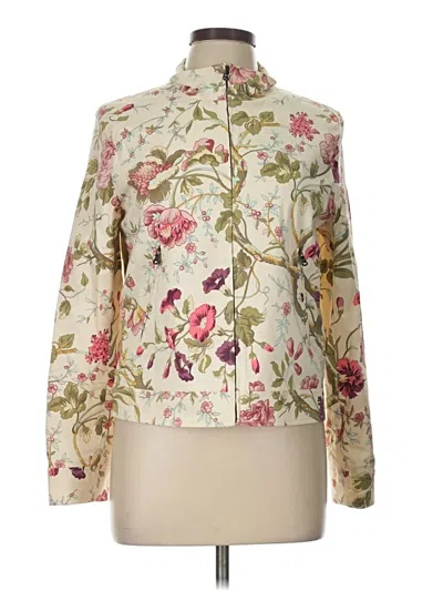 Pre-owned Les Copains Jacket In Ivory