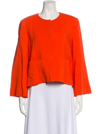 Pre-owned Les Copains Jacket In Orange