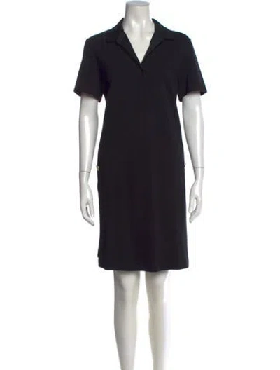 Pre-owned Les Copains Knee-length Dress In Black