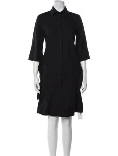 Pre-owned Les Copains Knee-length Dress In Black