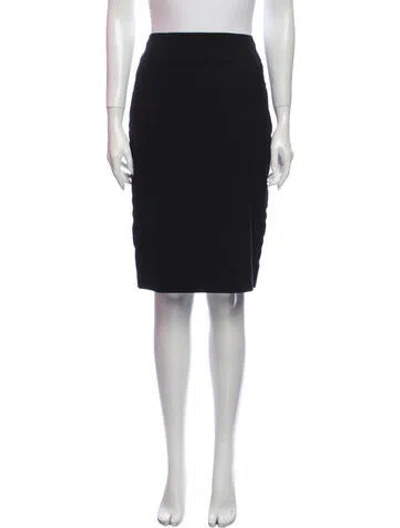 Pre-owned Les Copains Knee-length Skirt In Black