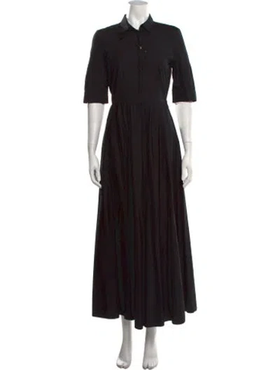 Pre-owned Les Copains Long Dress In Black
