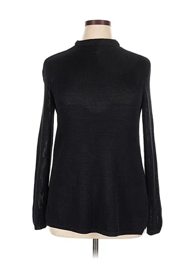 Pre-owned Les Copains Long Sleeve Top Black Turtleneck Tops