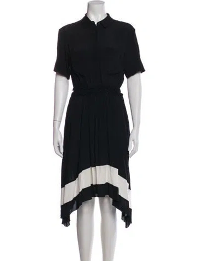 Pre-owned Les Copains Midi Length Dress In Gray