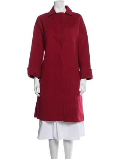 Pre-owned Les Copains Peacoat In Red