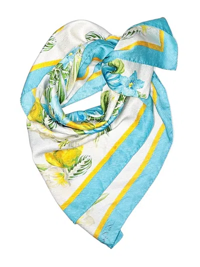 Pre-owned Les Copains Scarf In White