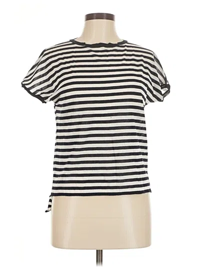 Pre-owned Les Copains Short Sleeve T-shirt In Ivory