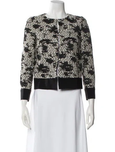 Pre-owned Les Copains Silk Floral Print Evening Jacket In Multi